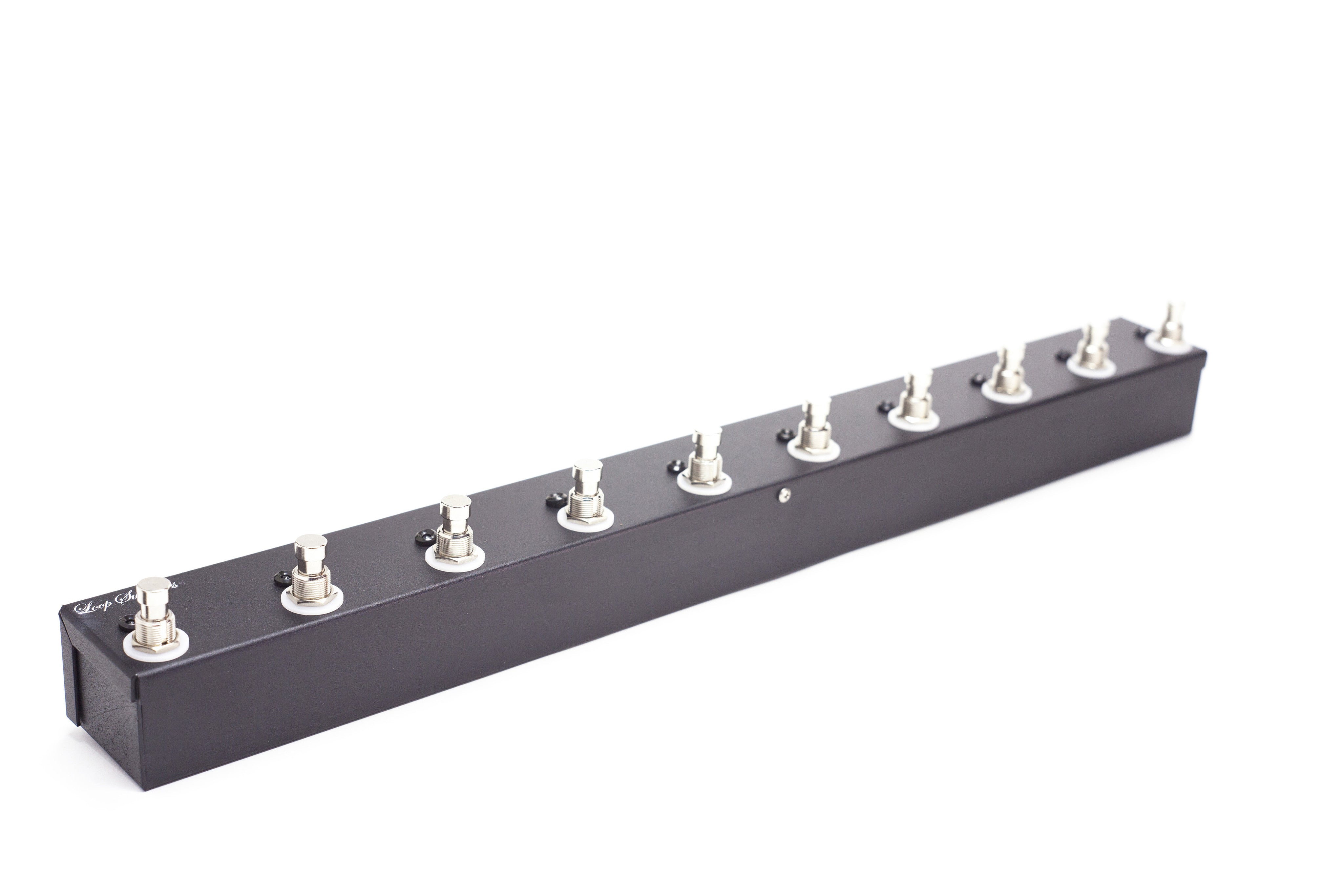 10 Channel True Bypass Strip – Loop Switchers